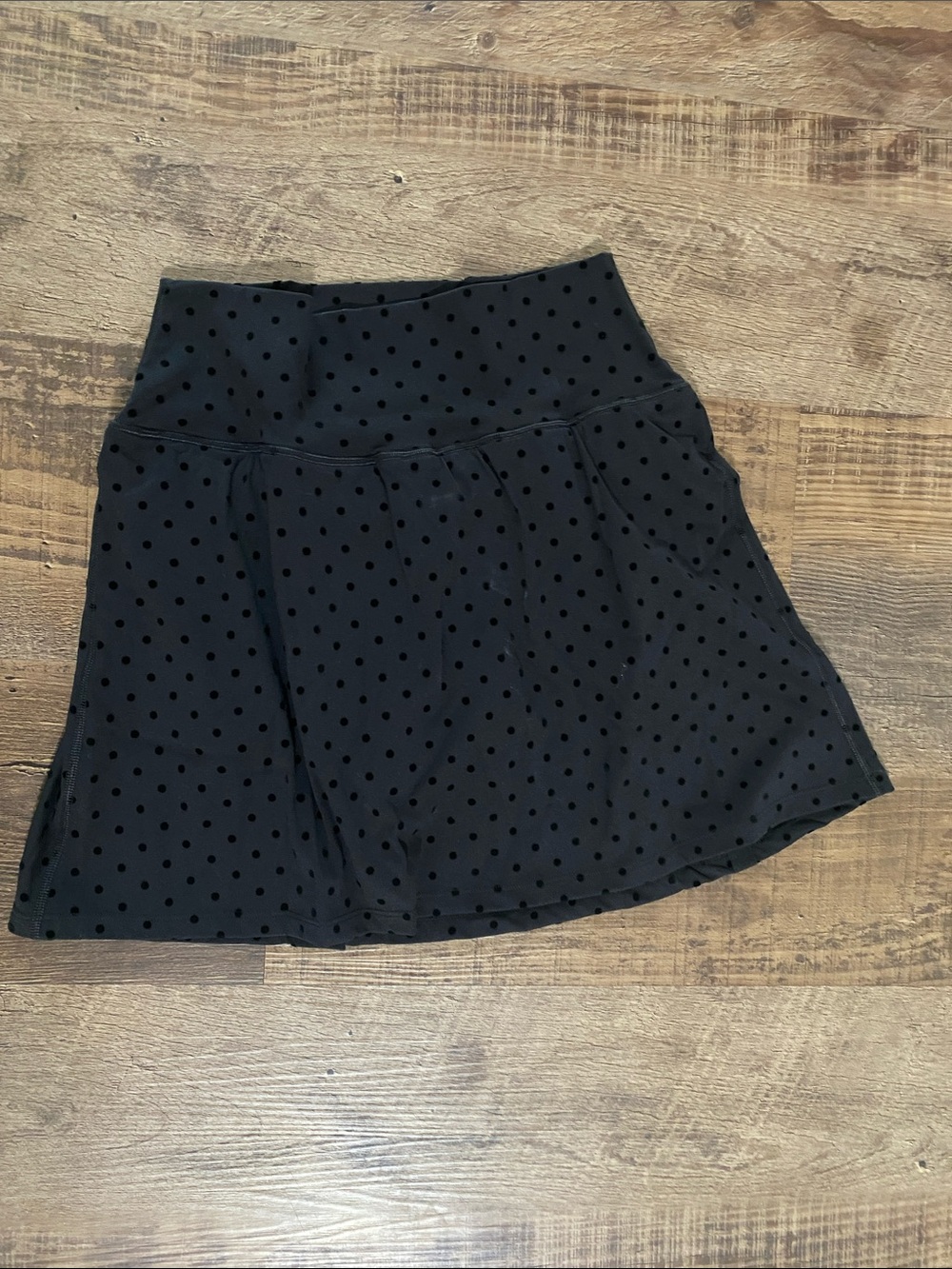 Women's Black Polka Dot Skirt